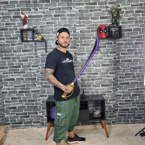 Katana Lâmina Aço Cosplay Gol·d·roger One Piece Com Bainha