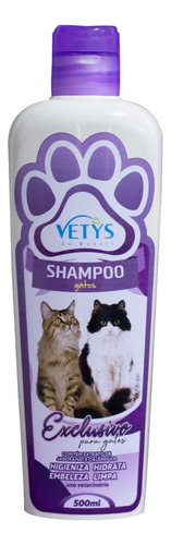Shampoo Para Gato E Cachorro De 500 Ml Vetys Do Brasil Fragrância Exclusivo Cat