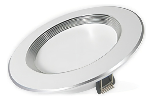 10 Pack Panel Led 20w Para Empotrar Falso Plafon O Bote 12cm Color Marco Blanco Con Satin Luz Fria 6500k