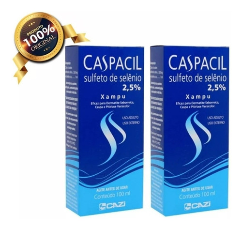 Caspacil Anticaspa 100ml - Kit 6 Unidades - Caspa Seborréia