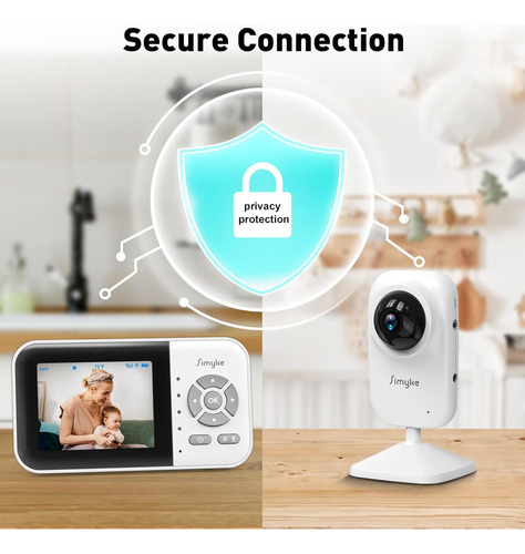 Upgrade Video Vigilabebés Con 2 Cámaras Y Audio 2.8 ...