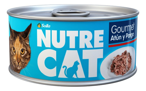 Alimento Húmedo  Para Gato Nutrecat Atún Y Pargo 85 Gr