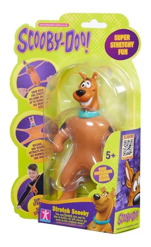 Scooby Doo Stretch Figura Super Flexible Se Estira Vulcanita