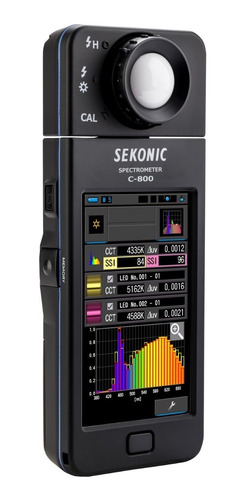 Imagen 8 de 10 de Colorímetro Espectómetro Sekonic C-800 Luxometro Cine Video