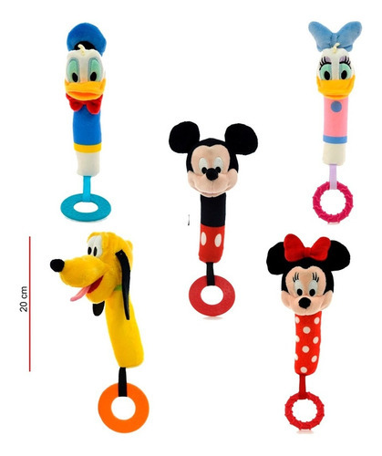 Chifle De Peluche Mickey Y Sus Amigos 20cm Licencia Oficial Color Minnie