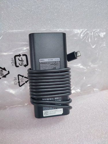 Cargador Dell 65w Da65nm190 Usb-c 20v/3.25 Original Latitude