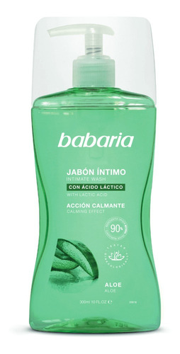 Jabón Íntimo Aloe Babaria - Ácido Láctico - Calmante × 300ml