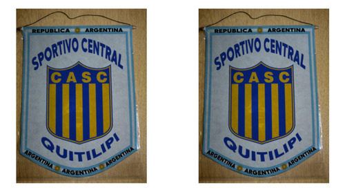 Banderin Mediano 27cm Sportivo Central Quitilipi