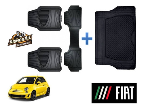 Tapetes Uso Rudo + Cajuela Fiat 500 Abarth 2016 Armor