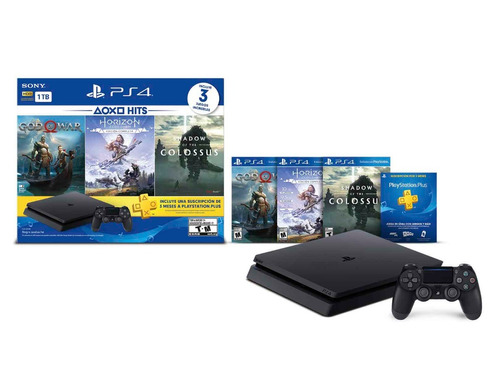 Ps4 Slim 1tb Hits Bundle 4 Gow Horizon Shadow Envio Gratis