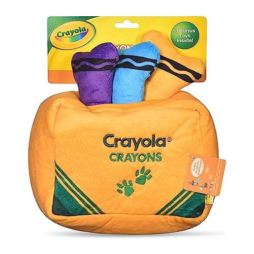 Crayola Juguete De Peluche Para Perros Con Diseño De Crayón