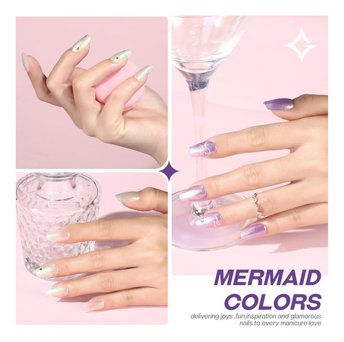 Juego De Esmalte De Uñas De Perlas: Kit De Esmalte De Uñas S