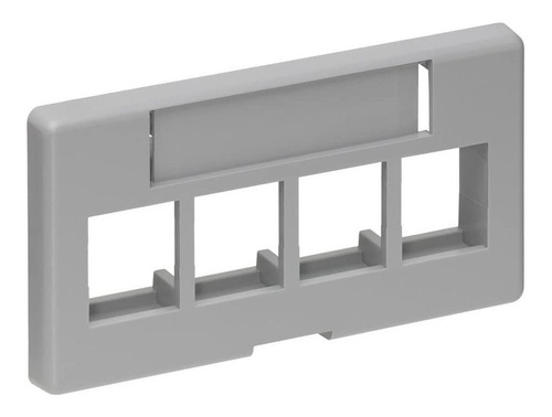 Leviton 49910-se4 4-port Quickport Modular Muebles Embellec