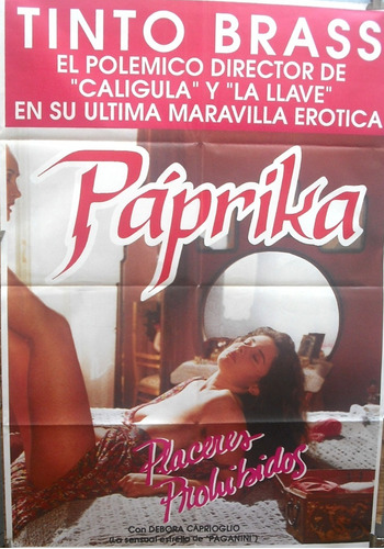 Afiche Original De La Película Páprika - Placeres Prohibidos