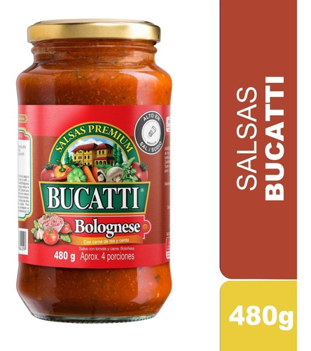 Salsa Bolognesa Bucatti 480 G - g