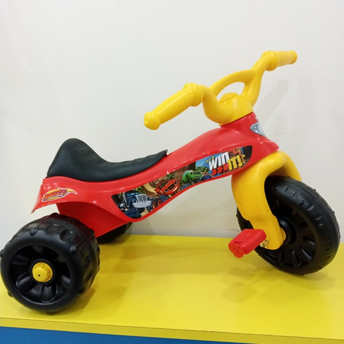 Imagen 4 de 9 de Triciclo Bicicleta Fisher-price Nickelodeon Blaze | Niños
