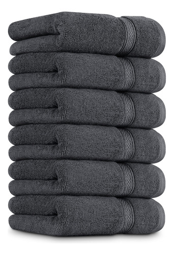 Utopia Towels Juego De 6 Toallas De Mano Premium (16 X 28 Pu