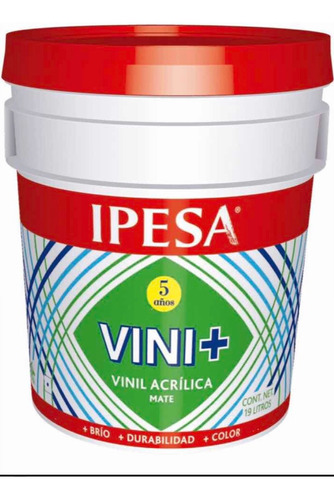 Ipesa Vinimas 5años Vinilica De 19l Mejor Que Comex Colores