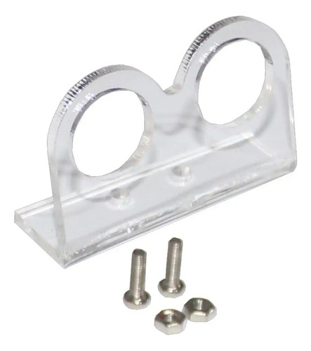 2 Sensores Ultrasónico Hc Sr04 3-5v + Base Soporte Acrílico