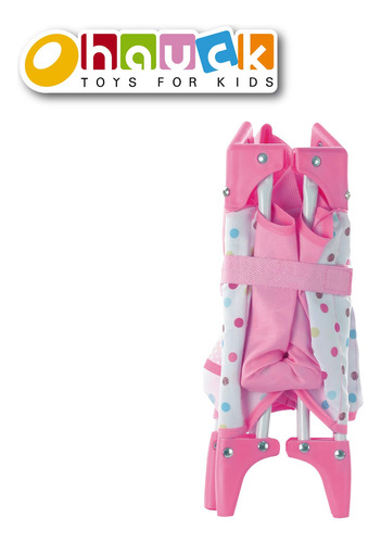 Cuna Plegable Para Muñecas Hasta 40 Cm Para Juegos De Rol