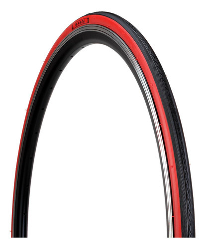 Llanta Para Bicicleta R700 X25 Negra Rojo Wrt P1076 Wanda Color Negro