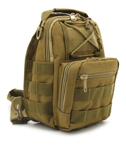 Morral Tactico Discovery Sistema Molle Cruzado Mesh Bolsillo