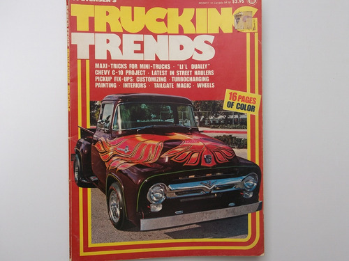 Revista Automotriz Americana Petersen´s Trucking Trends 1977