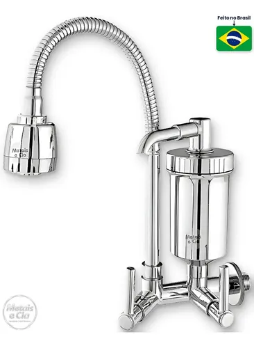 Metais E Cia Torneira Gourmet Flexível Filtro Cozinha Super Luxo Pare