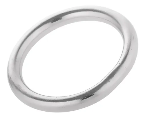 Anillo de aproximadamente de acero inoxidable o anillo alrededor anillos anillos barco de metal anillo deportivo 10x100mm