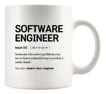Comprar Taza De Definición De Ingeniero De Software, Regalos De Inge