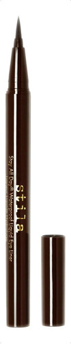 Delineador líquido Stila Stay All Day Liquid Eye Liner color dark brown