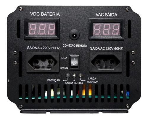 Inversor Tensão Carregador Bateria 12v/220v Flach Ifpn6000-1