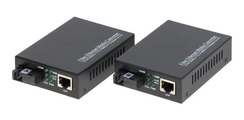 Imagen 2 de 3 de Convertidor De Medios Monomodo (par) Fibra Optica