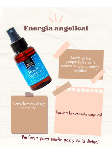 Spray Aúrico Energía Angelical X 3 Unidades .60 Ml.aromanza