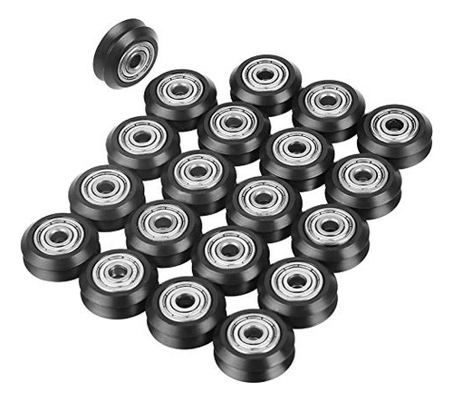 Rodamientos En V, 20pcs Ruedas En V Con Rodamiento, Polea Pa