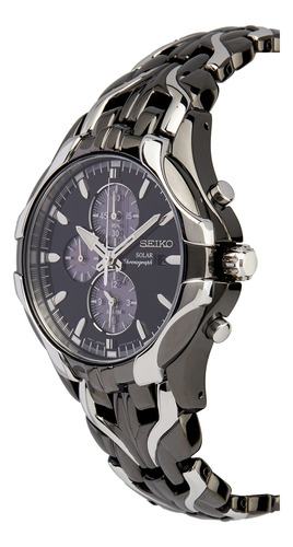 Reloj Seiko Ssc139 Para Hombre Analógico Solar De Acero Inox