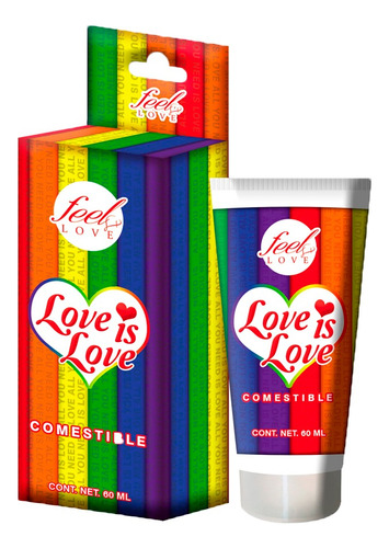 Gel Lubricante Love Is Love Comestible 60ml. Placer Maxxy1 