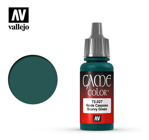 Imagen 1 de 2 de Pintura Acrilico Game Color Vallejo- Verde Casposo