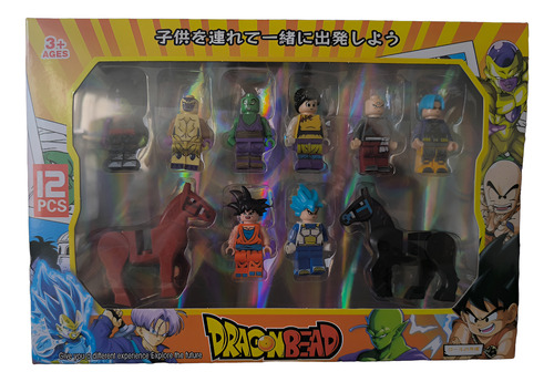 Mini Figuras Dragon Ball Z Muñecos Pack X 12 Bloques P/armar