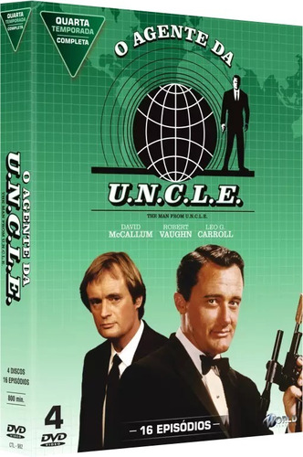 Box O Agente Da Uncle 4ª Temporada Volume 1 Original 4 Dvd's