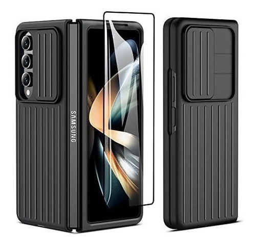 Funda Ruky Para Samsung Galaxy Z Fold 4 - Black 