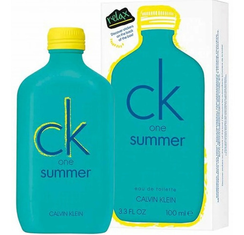 Calvin Klein CK One Summer 2020 EDT 100ml para sem gênero recarregável