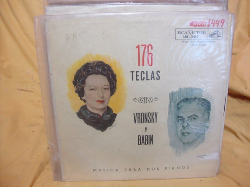 Vinilo Vronsky Y Babin 176 Teclas Musica Para Dos Pianos Cl2