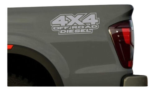 Sticker 4x4 Off Road Diesel Vehiculos Todo Terreno Etc.