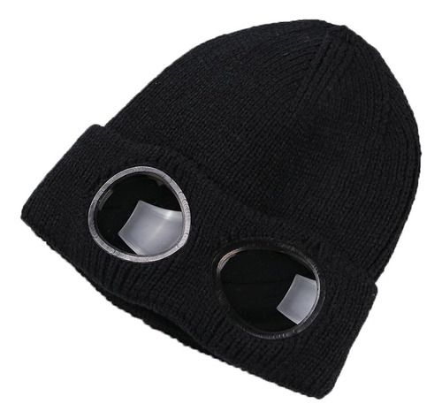 Manswill Gorro De Lana Unisex Con Gafas De Punto, Cálido Gor