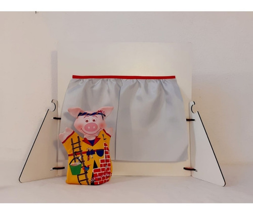 Teatro De Títeres Bosque Con Cuento Los Tres Chanchitos
