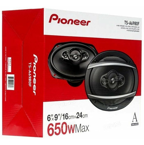 Bocinas 6x9 Pioneer Ts-a6980f 4 VĂas 650 Watts Serie A