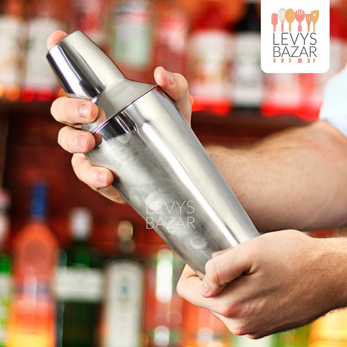 Imagen 8 de 9 de Set Kit Bartender Barman Coctelera Tragos Bebidas Acero Inox