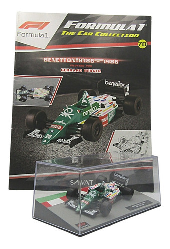 Coleccion Salvat F1 N°70 Benetton B186 Gerhard Berger