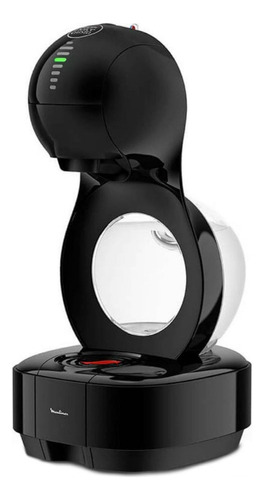 Cafeteira Nescafé Moulinex Dolce Gusto Lumio automática preta para cápsulas monodose 110V